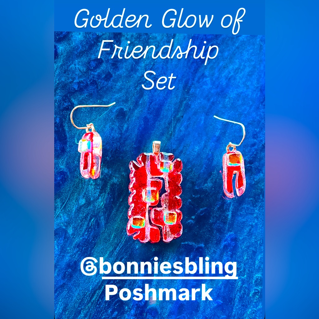 Bonnies Bling One Of A Kind Fused Glass Jewelry And Accessories To Wear 45$